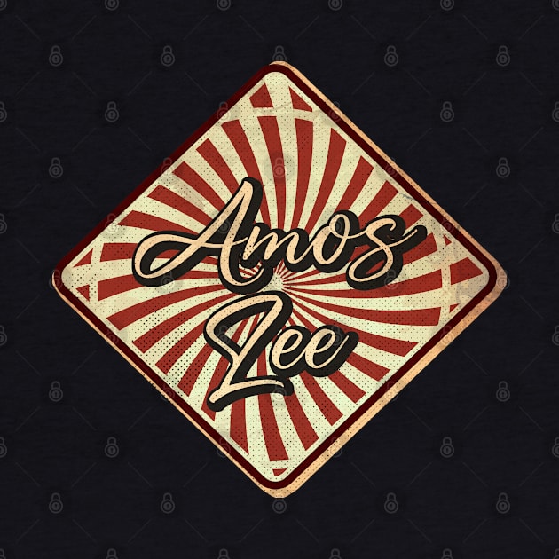 Amos Lee vintage design on top by agusantypo